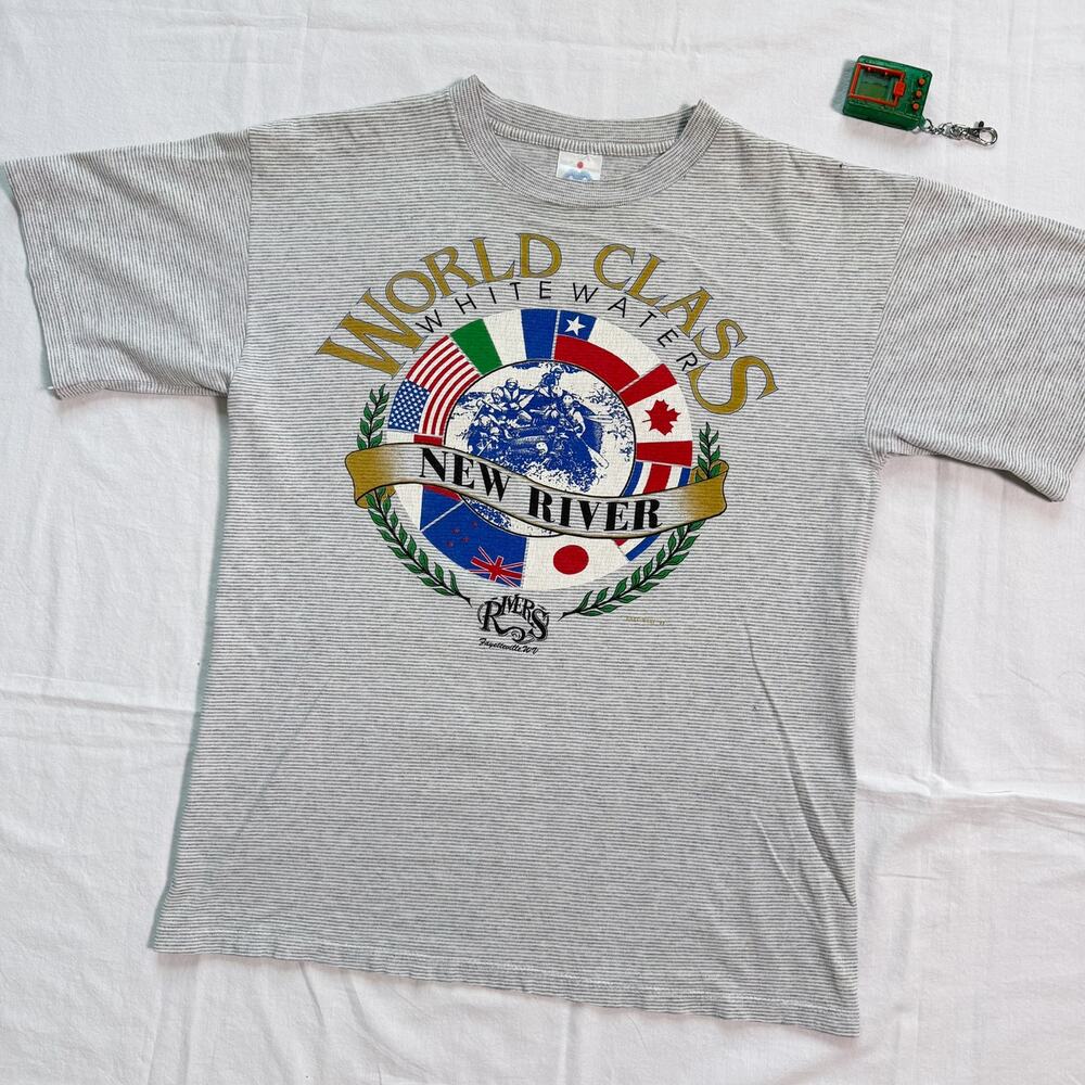 Vintage 90's White Water Rafting T-Shirt - M
